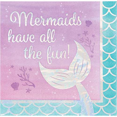 Mermaid Shine Napkins - Click Image to Close